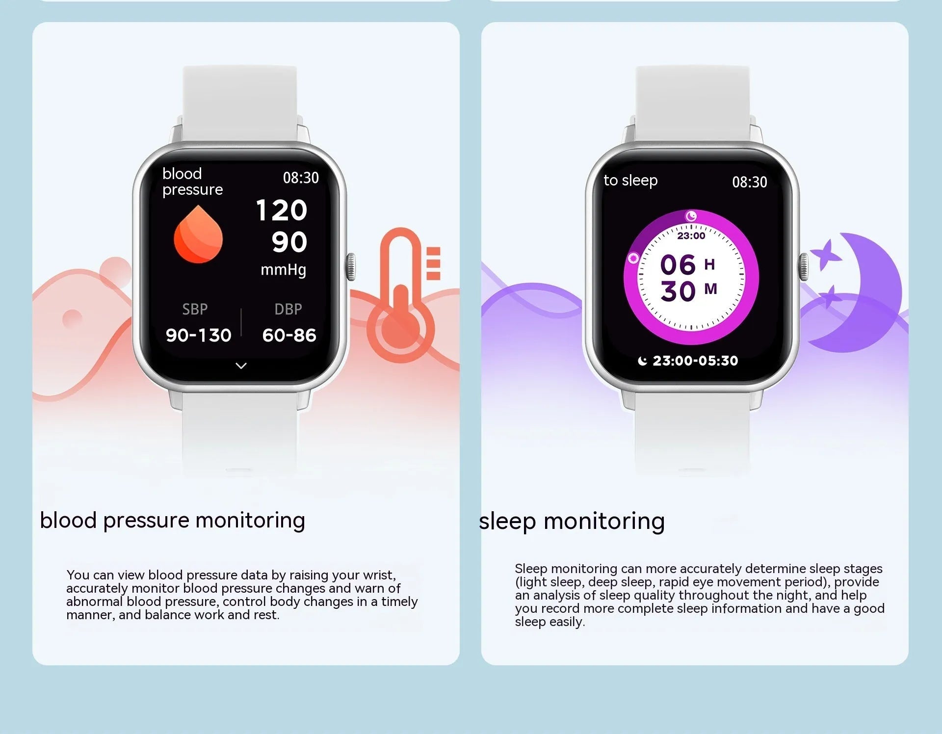 Bluetooth smart watch with AI voice control and heart rate monitor on wrist, shown in black colour.