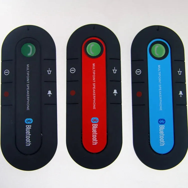 Vehicle-mounted Bluetooth handsfree phone sun visor kit with car charger and USB cable