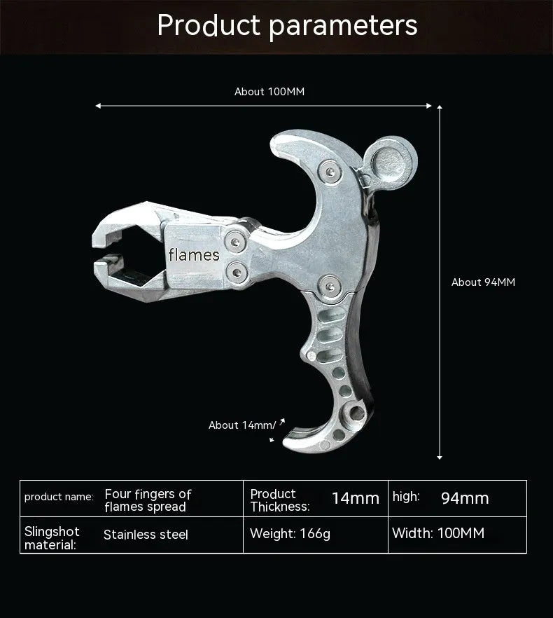 Alloy archery release aid with two-axis harpoon clip for bow string control