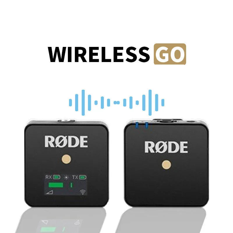 Wireless microphone 2nd generation with collar clip, 1 drag 2, for SLR camera and phone, 200m range, USB Type-C.