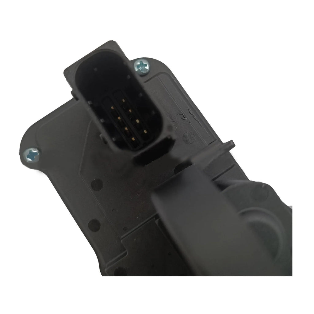 Black plastic door lock actuator for Cadillac SLS vehicles, front right position replacement part