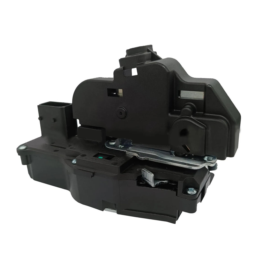 Black plastic door lock actuator for Cadillac SLS vehicles, front right position replacement part