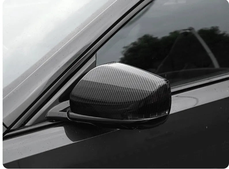 Cadillac CT5 CT6 carbon fibre pattern rearview mirror cover pair