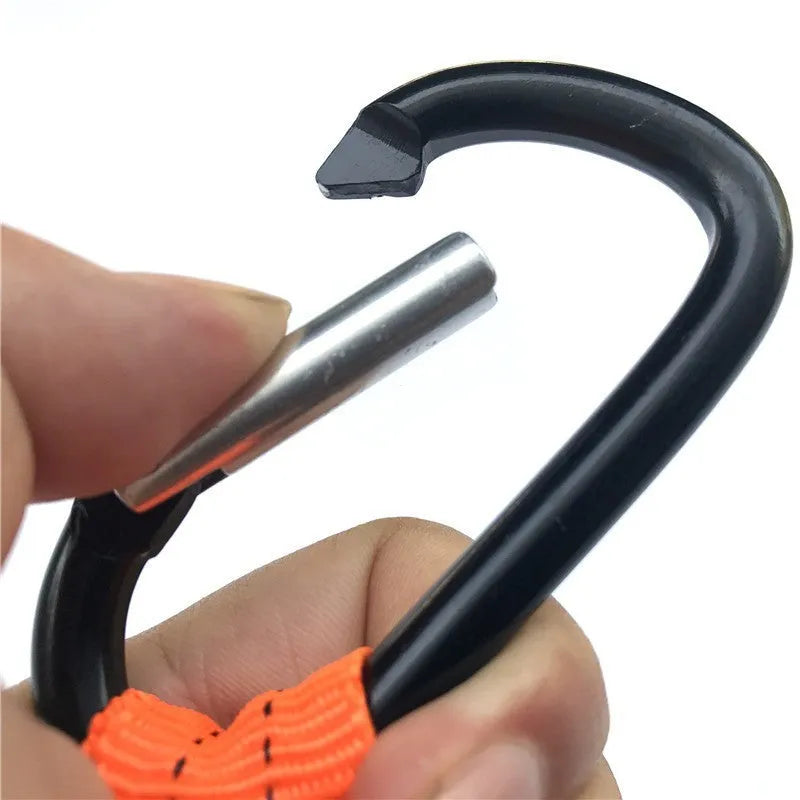 Orange fishing rod safety rope measuring 90cm with 10kg tension capacity