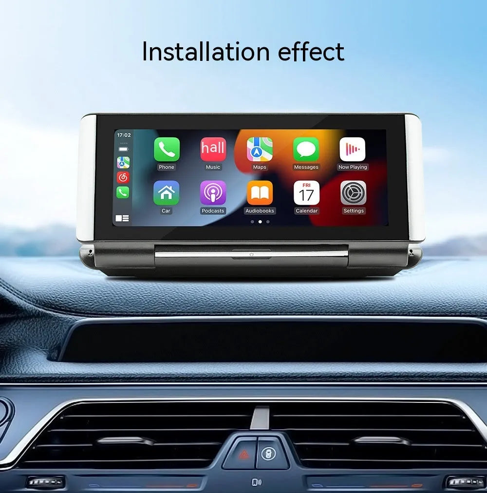 6.86 inch wireless Carplay MP5 player for car dashboard with cables