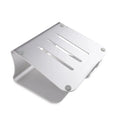 Aluminium alloy rotary notebook cooling bracket in silver or grey, showing 4.07mm thickness.