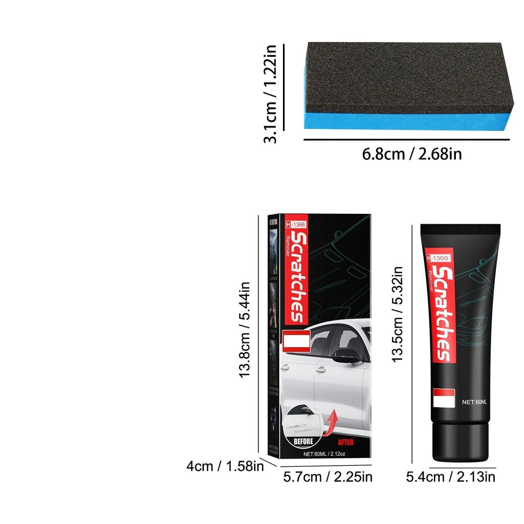 60ml automotive scratch repair cream container for car paint surface restoration