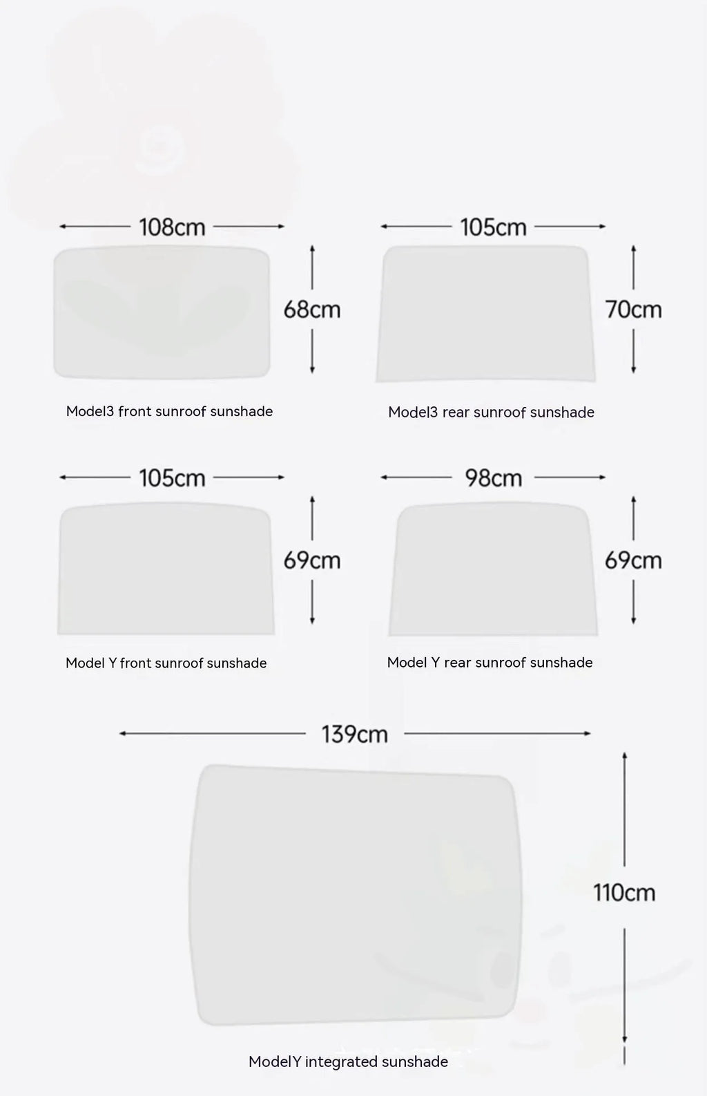 Silicone electrostatic adsorption vehicle sunshade with plaid pattern in black colour