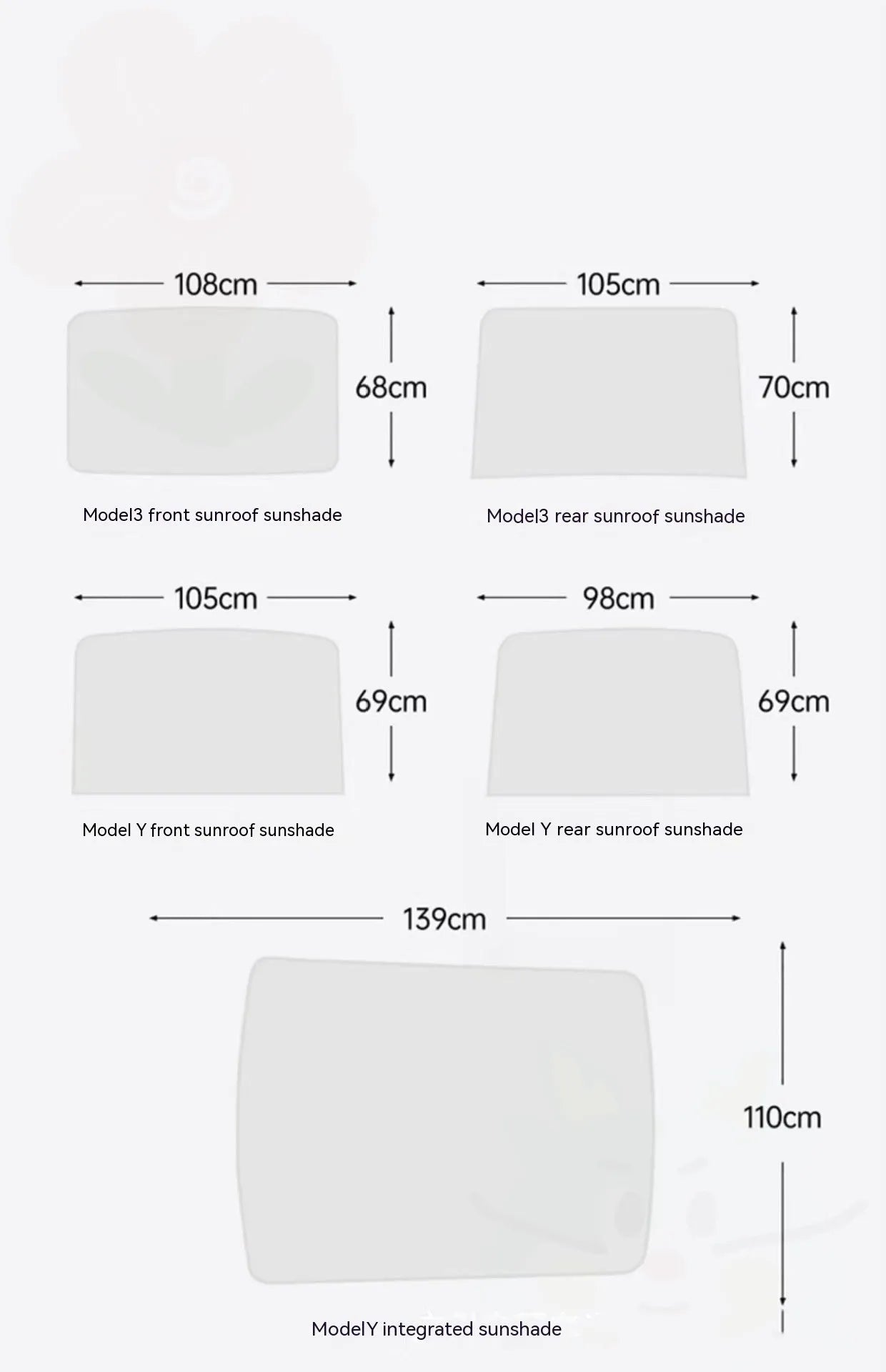 Silicone electrostatic adsorption vehicle sunshade with plaid pattern in black colour