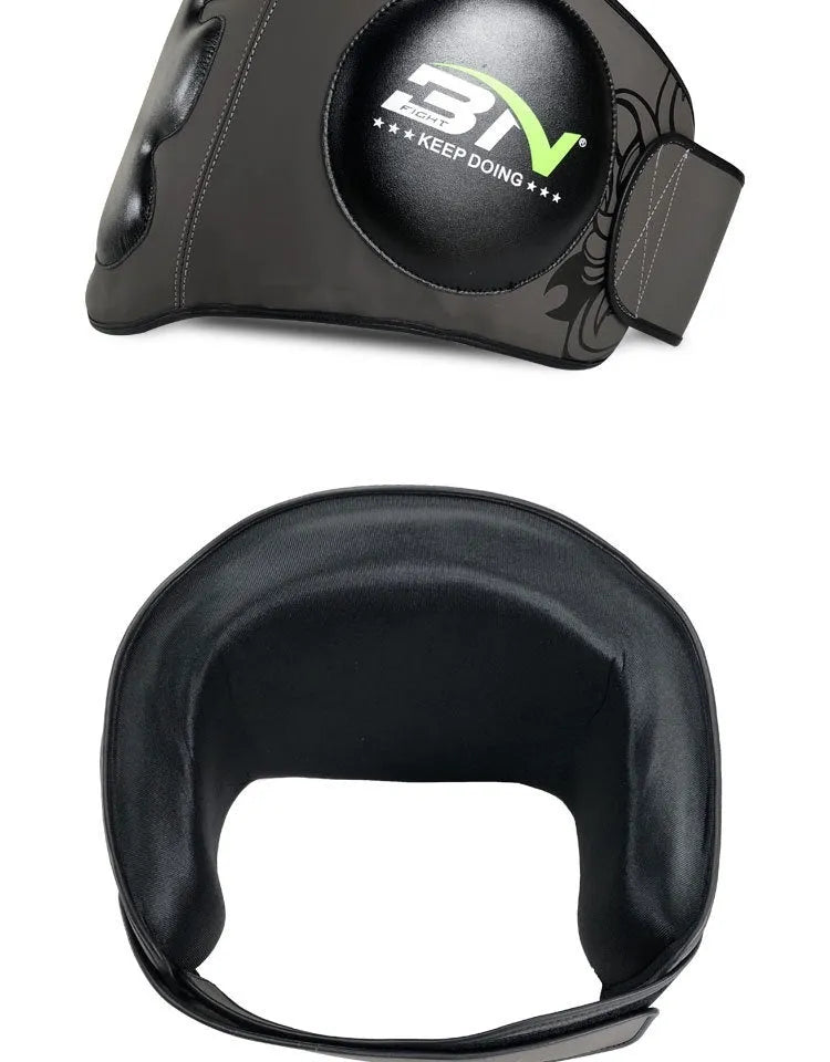 Dark grey Sanda boxing chest protector target for waist protection during martial arts training