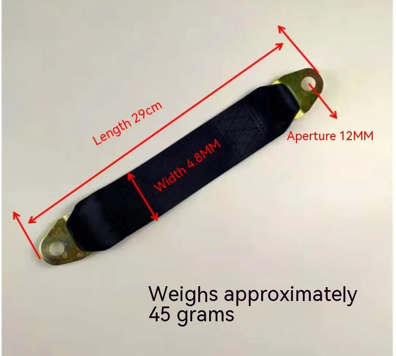 Electric door limit fixing strap with screw nut in 29cm and 16cm length options