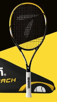 Denon Tennis Racket with carbon aluminium alloy oval frame in Blue colour option
