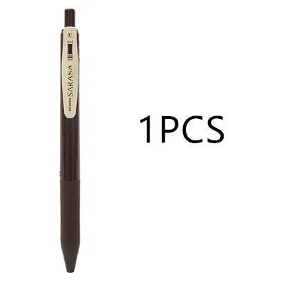 Press The Water 0.5mm bullet gel pen in retro colours with Japanese-style design