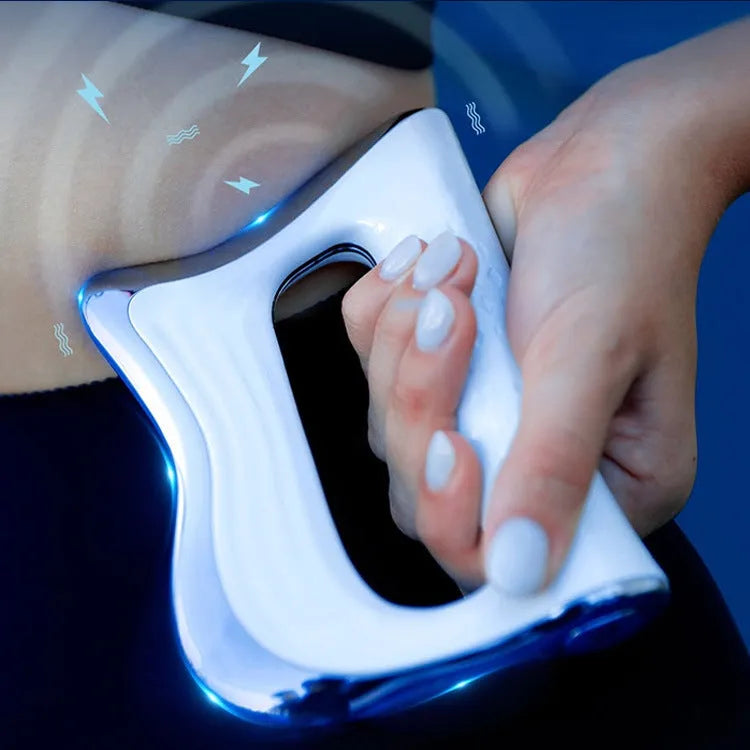 Rectangular natural resin muscle massager for whole body physiotherapy