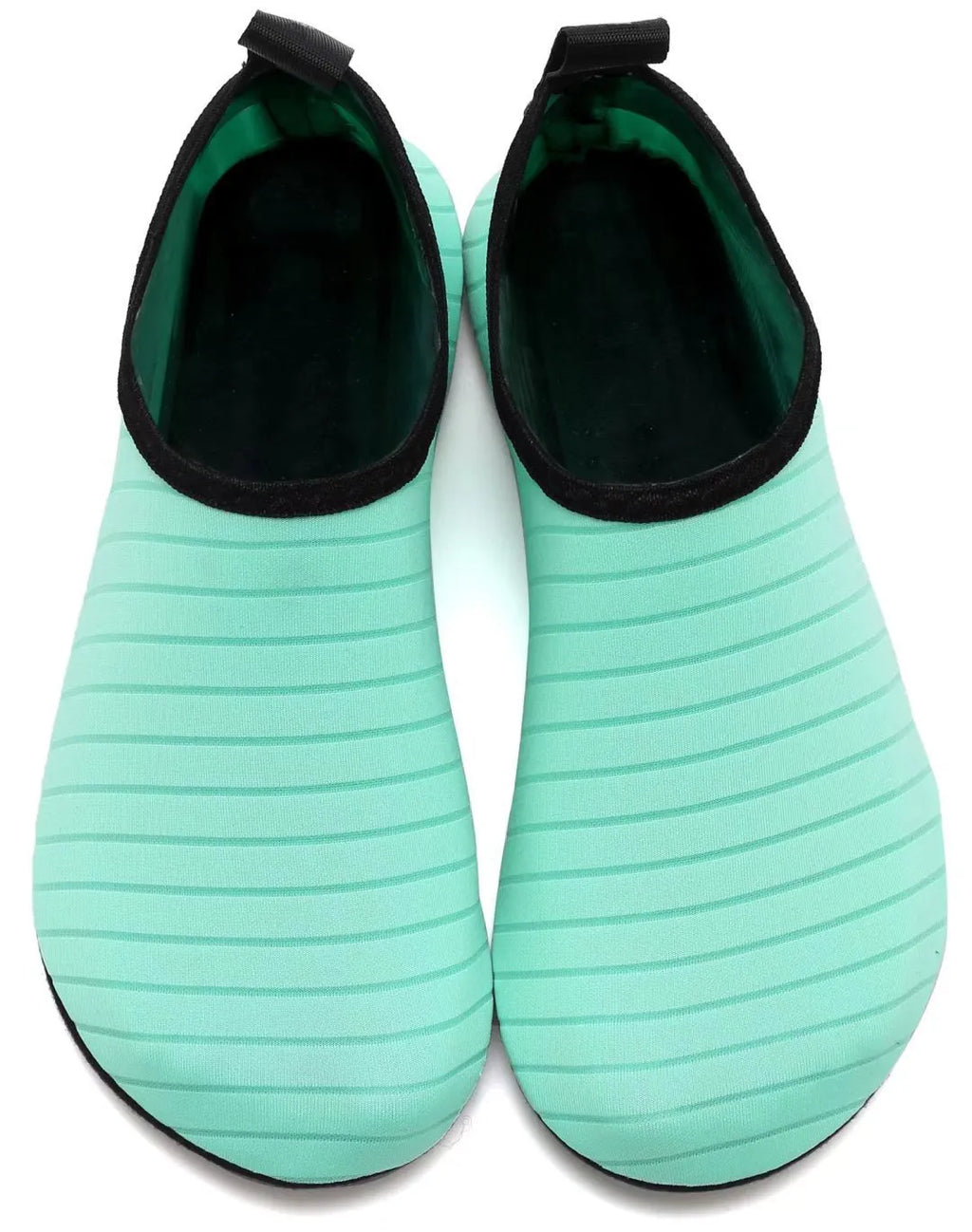 Barefoot aqua shoes with mesh upper and rubber sole for beach swim yoga, unisex adult sizes