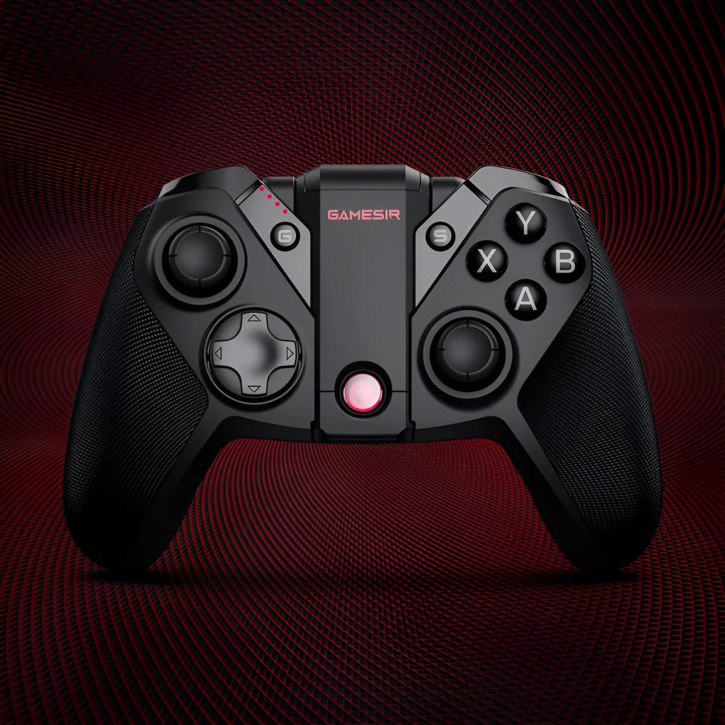 Black Gaishi wired USB Type-C game controller with analog sticks and buttons.