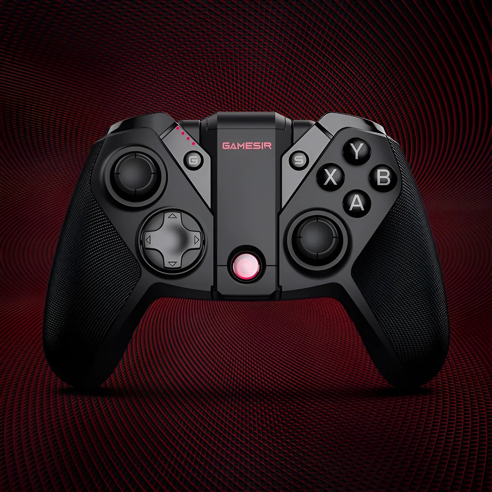 Black Gaishi wired USB Type-C game controller with analog sticks and buttons.