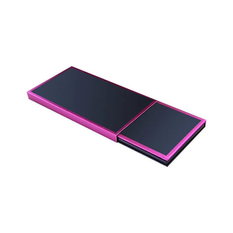 18 colour square eyeshadow palette with highly pigmented shades, smooth application, long-lasting wear