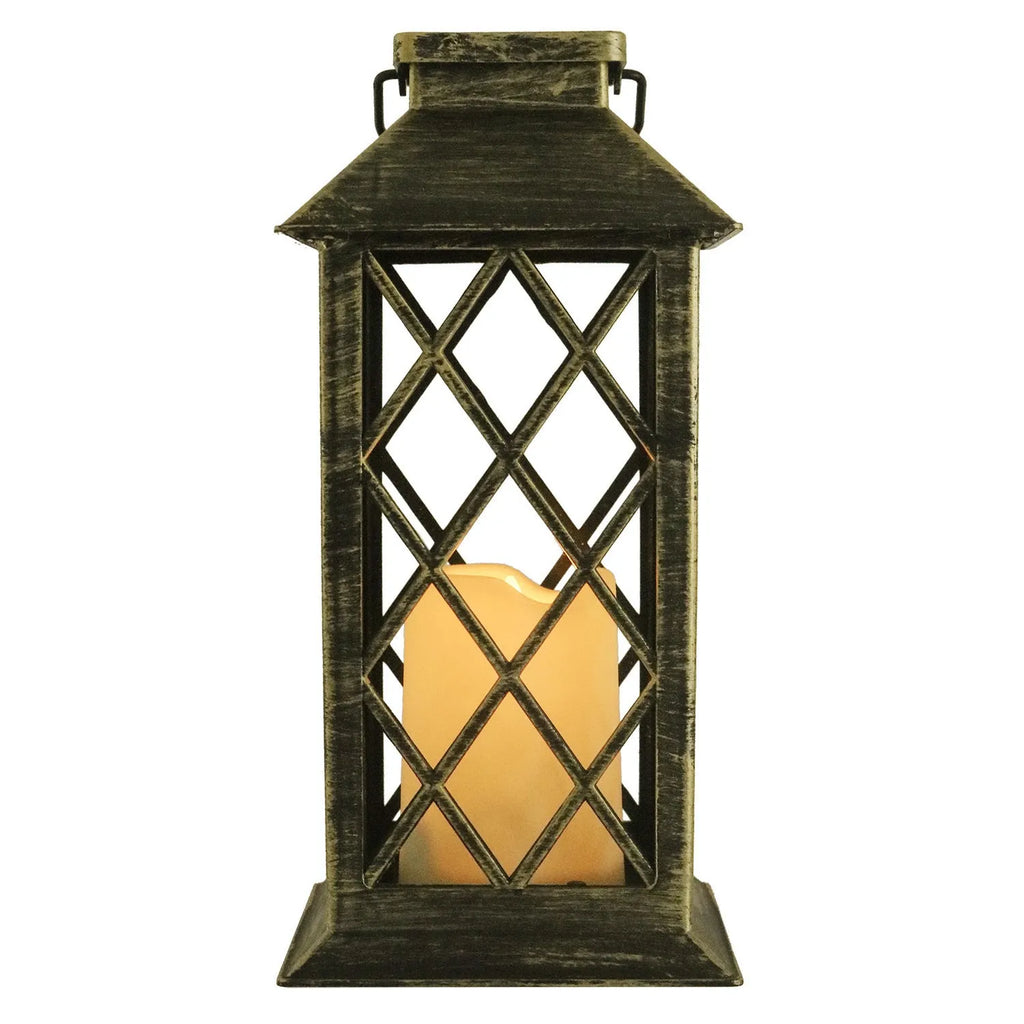 European retro style solar palace garden lamp with outdoor waterproof rating