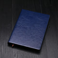 A5 business notepad with colour-changing PU cover and Dowling paper, 15 x 21.5 cm, Black