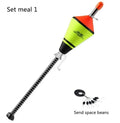 Automatic fishing float with nano EVA body and fluorescent multilayer coating, 39 cm long and 3.8 cm wide