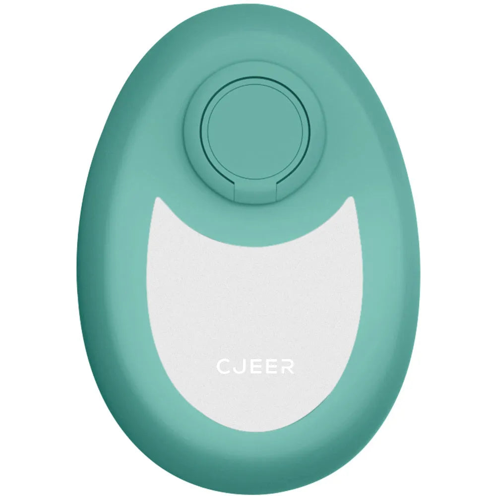 CJEER crystal hair removal device with nano-glass surface and metal finger ring in green colour