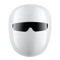 White LED facial mask machine with seven colour photon lights for home skin rejuvenation, compact and portable