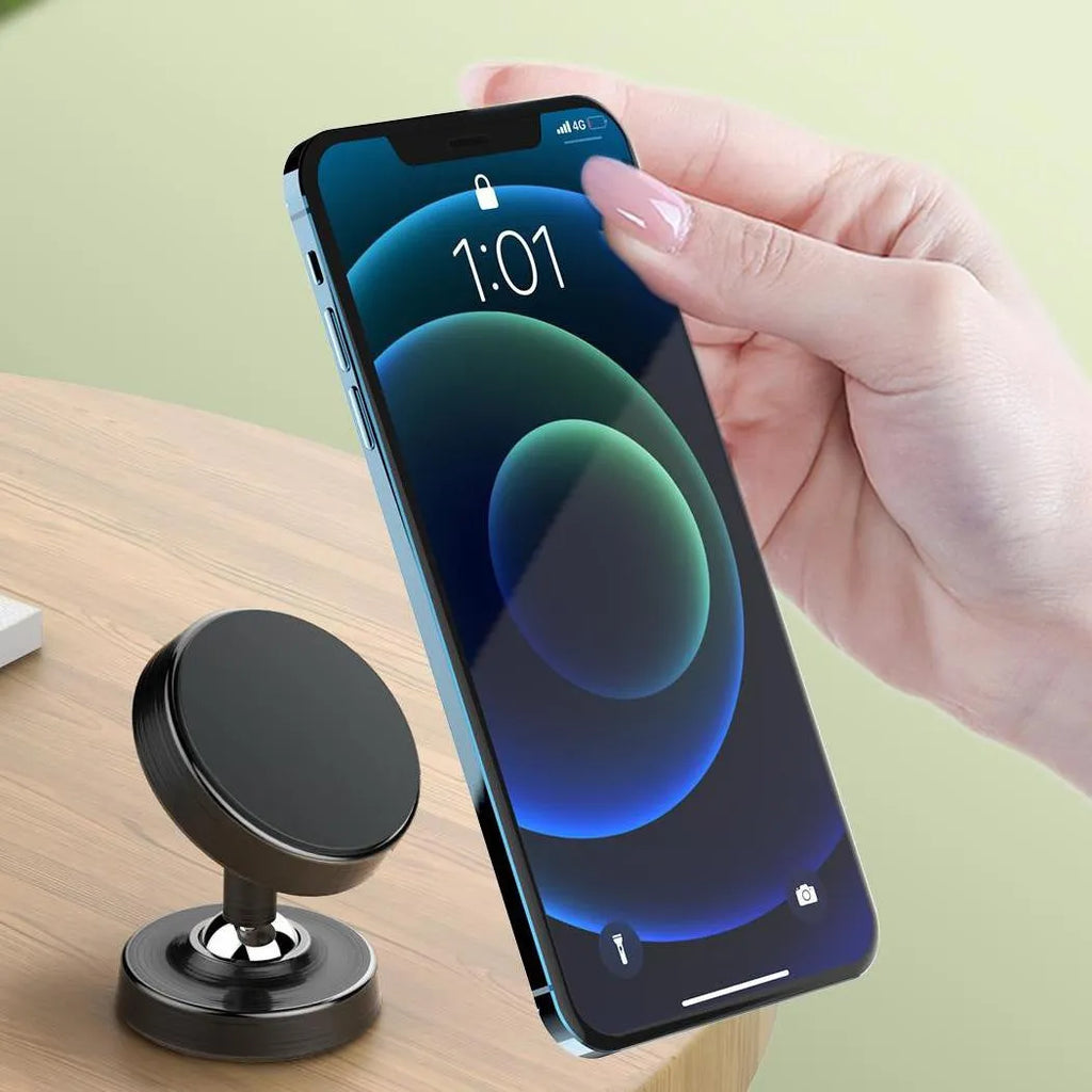 New car magnetic phone holder dashboard mount magnetic suction type black MG08 non-rechargeable