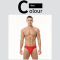 Men's mesh briefs in low waist design with elastic fabric and solid colour options
