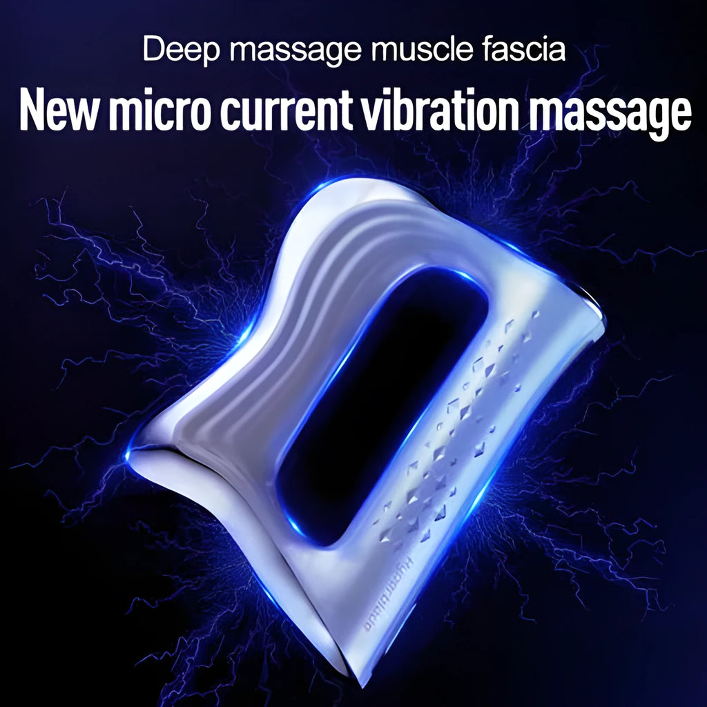 Rectangular natural resin muscle massager for whole body physiotherapy