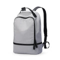 Marco Leideng solid colour Oxford cloth lightweight backpack shown in blue black.