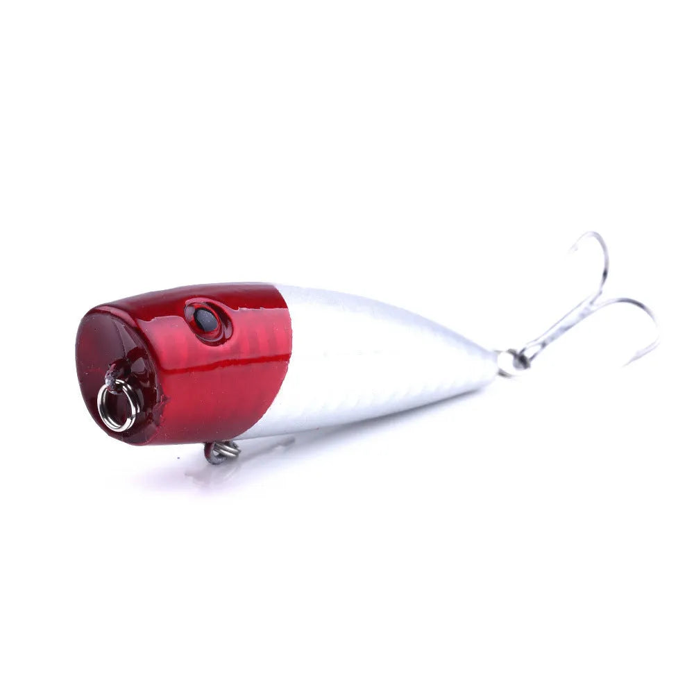 Pack of 5 freshwater fishing embryonic baits in ABS plastic, 7cm long with 9g weight and 6# hook