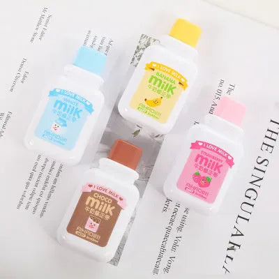 White creative correction tape in cute bottle shape with 6M length for paper error correction