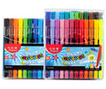 Elf watercolor pen bag with 12 plastic pens in various colours, 16cm length, bagged packaging