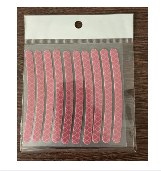 Pack of 20 arc-shaped PVC reflective stickers for car wheel hubs in multiple colour options