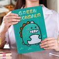 Cartoon design imitation leather protective sleeve for 10.2-inch and 9.7-inch iPad models