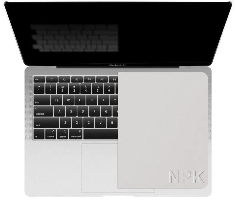 Grey universal keyboard dust cloth for 13 or 16 inch laptops