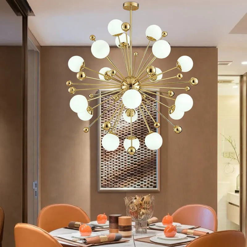 Iron chandelier LED ceiling light 800mm with adjustable 1m height and 11 12 or 18 head options