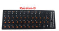 Russian keyboard film PVC cover 14 inch black with orange lettering for general laptop model