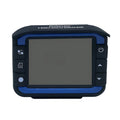 Electronic Dog two-in-one dashcam and radar detector in blue, 140° wide-angle lens, under rearview mirror mount