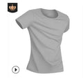 Quick-drying waterproof anti-fouling half sleeve round neck T-shirt in white, black or blue, loose fit, sizes S to 5XL