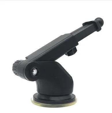 Universal telescopic car phone bracket with adjustable arm and ball joint grip