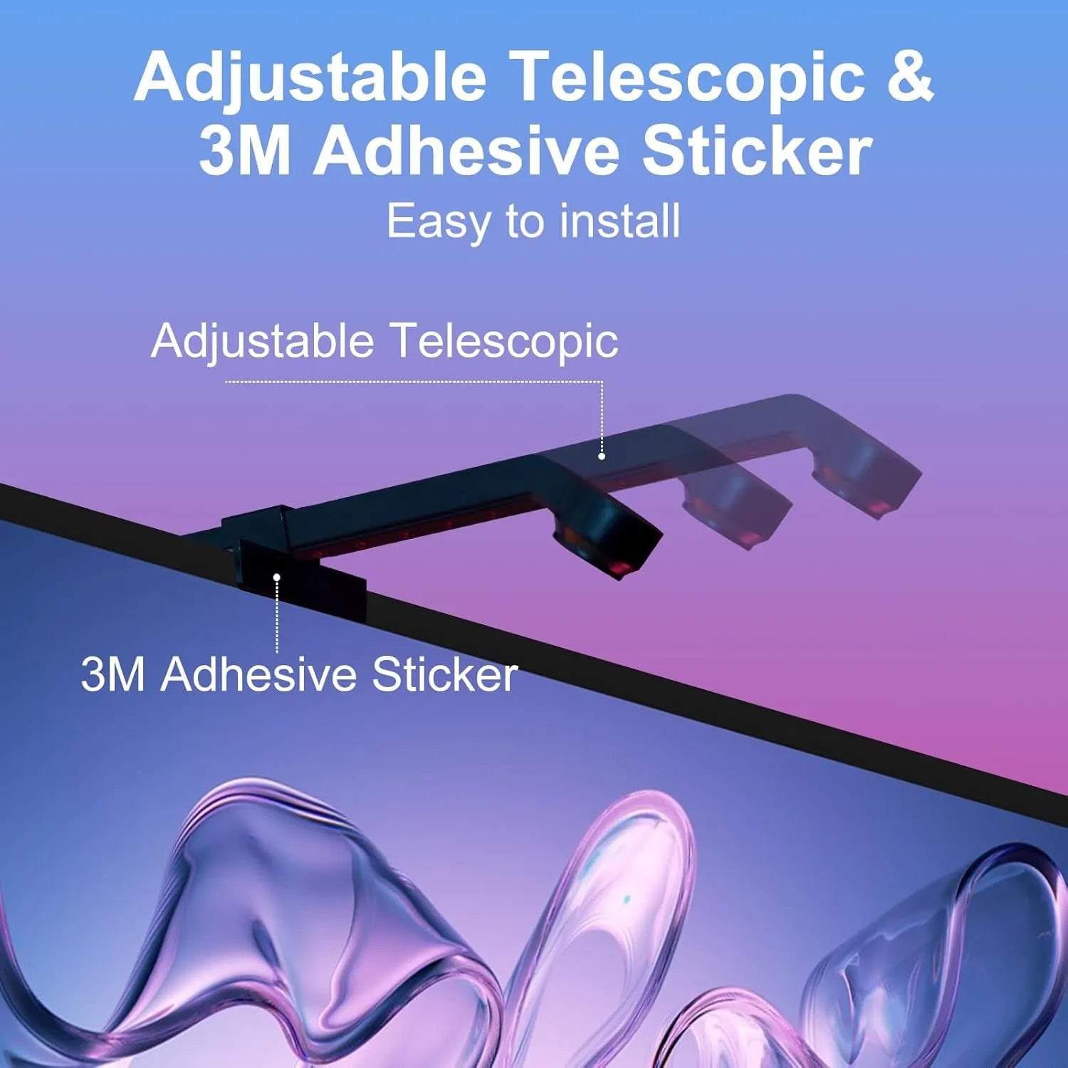 5 metre RGB ambience light strip with remote control for desktop and TV background synchronised lighting