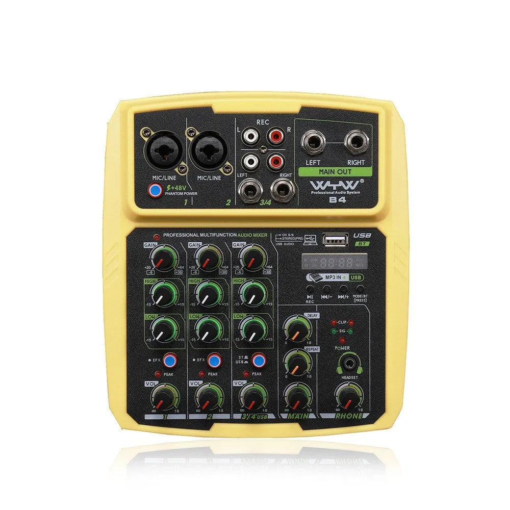 Audio processor unit with USB interface in selected colour option