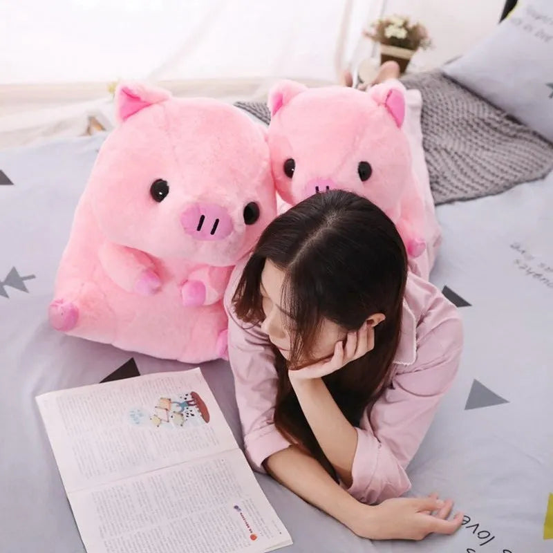 Brown and pink boba milk tea plush stuffed toy shaped like a fruit and drink cup.