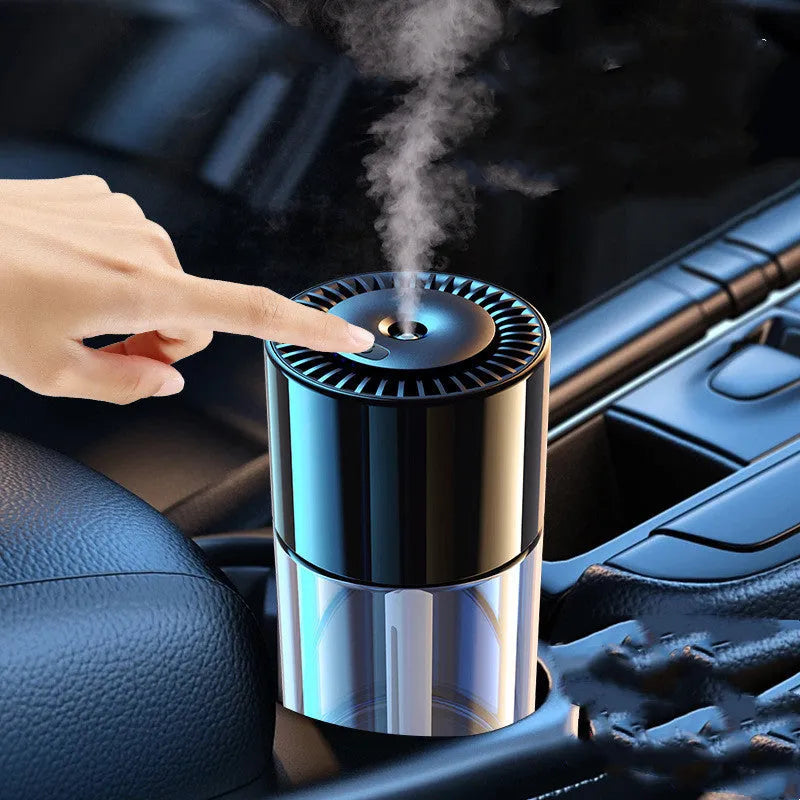 Glass USB plug-in aroma humidifier with spray function in various scent options