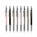 Japanese cherry metal mechanical pencil in gold, silver, black, or pink colour options.