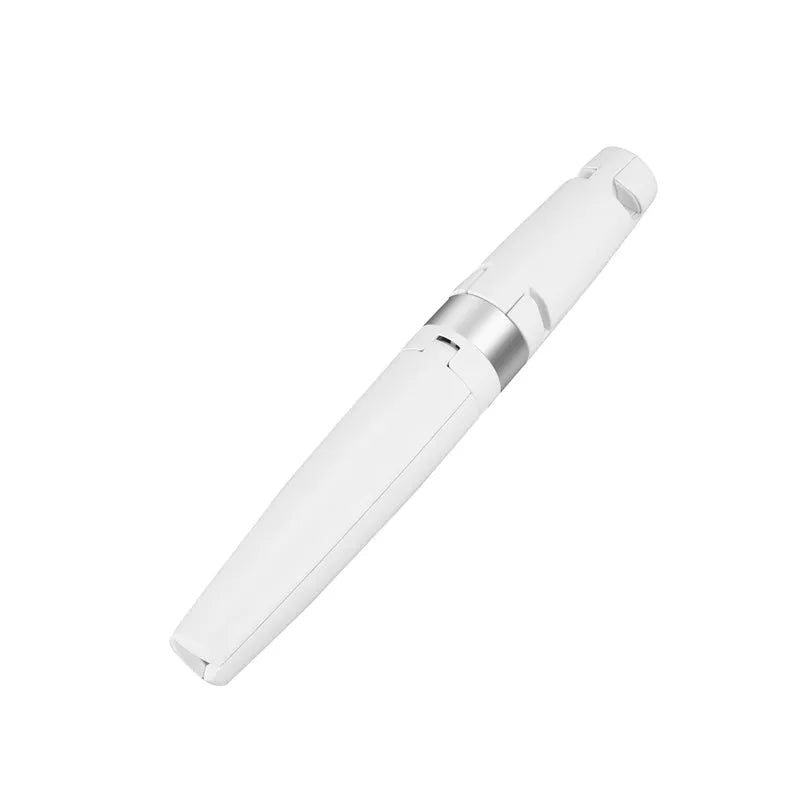 All-in-one selfie artifact with stainless steel construction and Bluetooth remote control for mobile phone photography