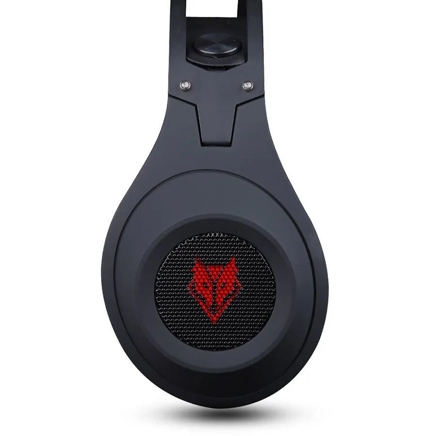 Black NUBWO N2 over-ear gaming headset with microphone and 3.5mm cable
