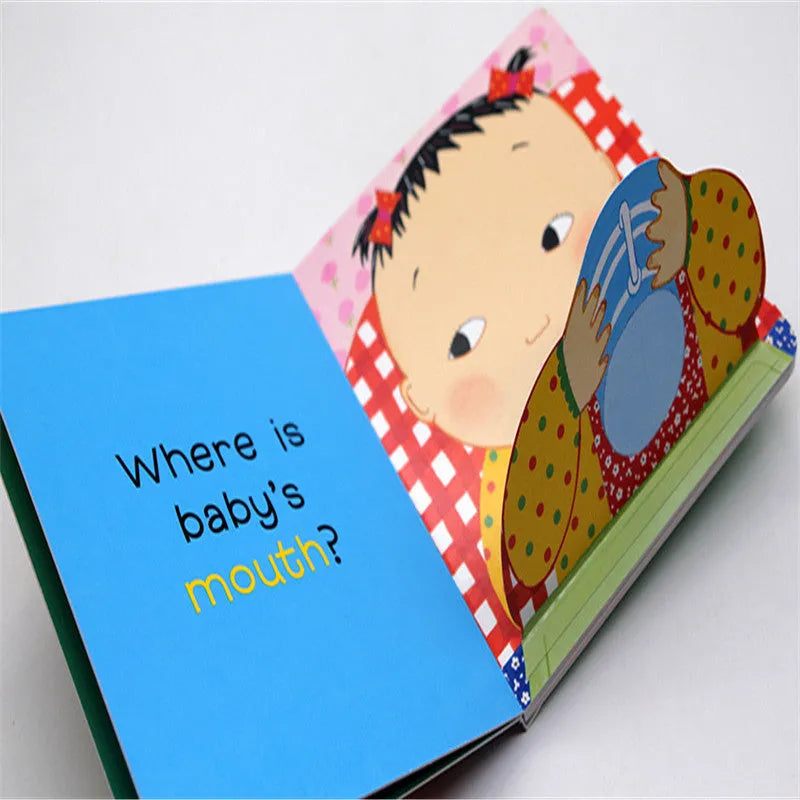 Where is the Belly Button cardboard picture book by Karen Katz front cover 19x16.5cm
